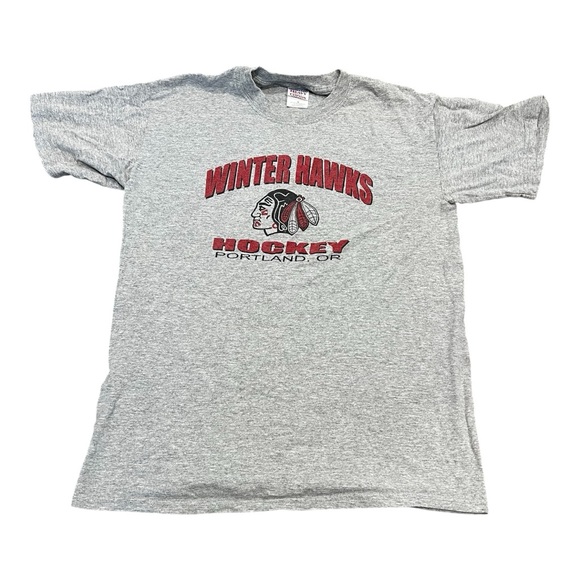 Gildan activewear tee winter hawks hockey Portland Oregon size medium - Picture 1 of 6